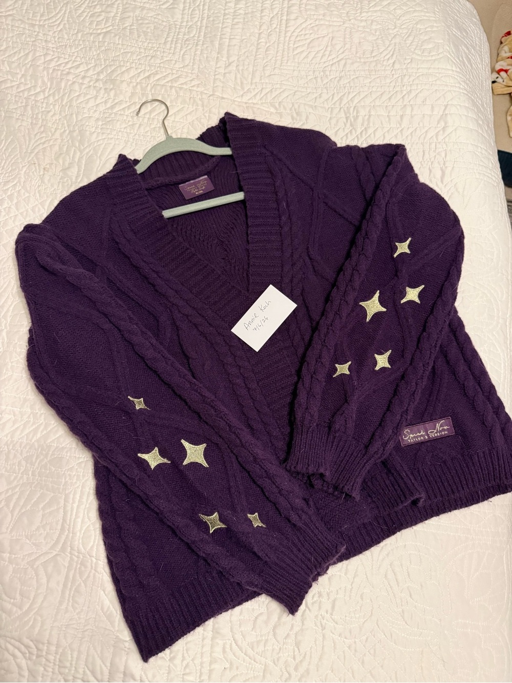 Taylor Swift Official Speak Now (Taylor’s Version) Album Cardigan, Size XL/2XL
